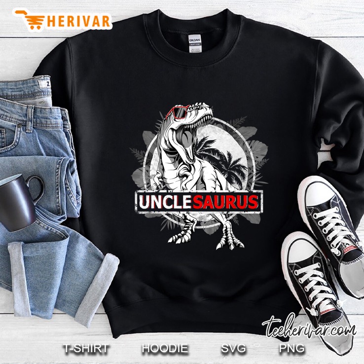 Unclesaurus T Rex Uncle Saurus Dinosaur Version2 Sweatshirt