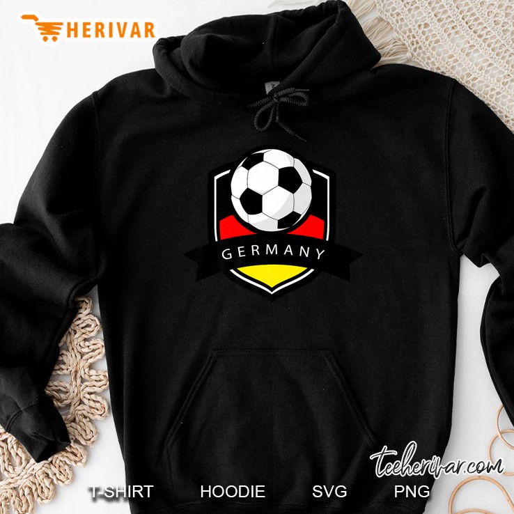 Germany Soccer Ball German Flag Version Hoodie