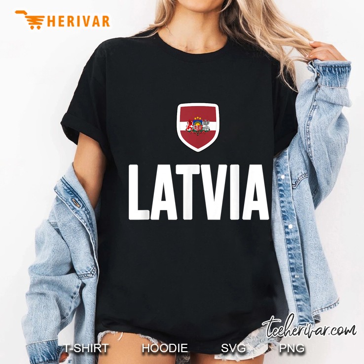 Latvia Latvian Flag Version Ladies Tee