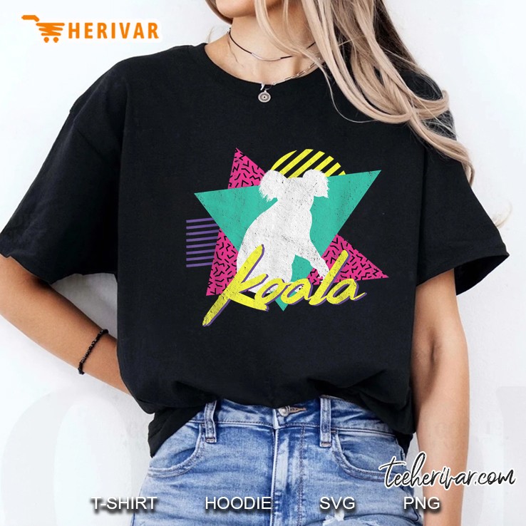 Vintage Retro 80s Or 90s Cute Koala Ladies Tee