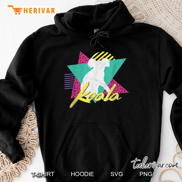 Vintage Retro 80s Or 90s Cute Koala Hoodie