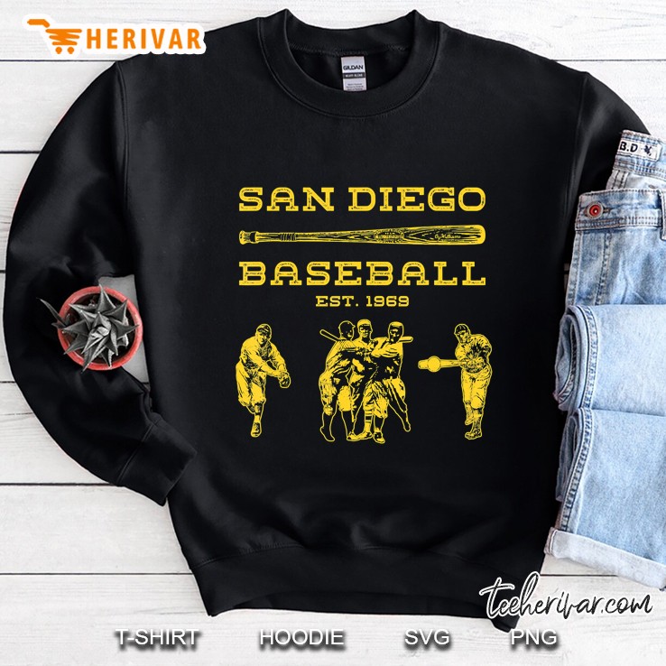 San Diego Baseball 1969 Version2 Sweatshirt