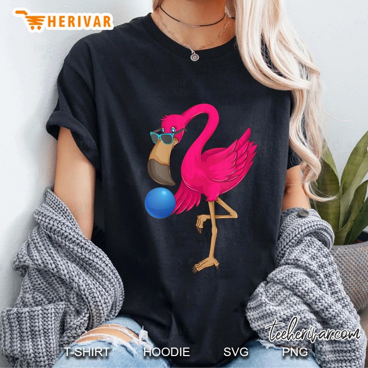 Bowling Flamingo Ladies Tee