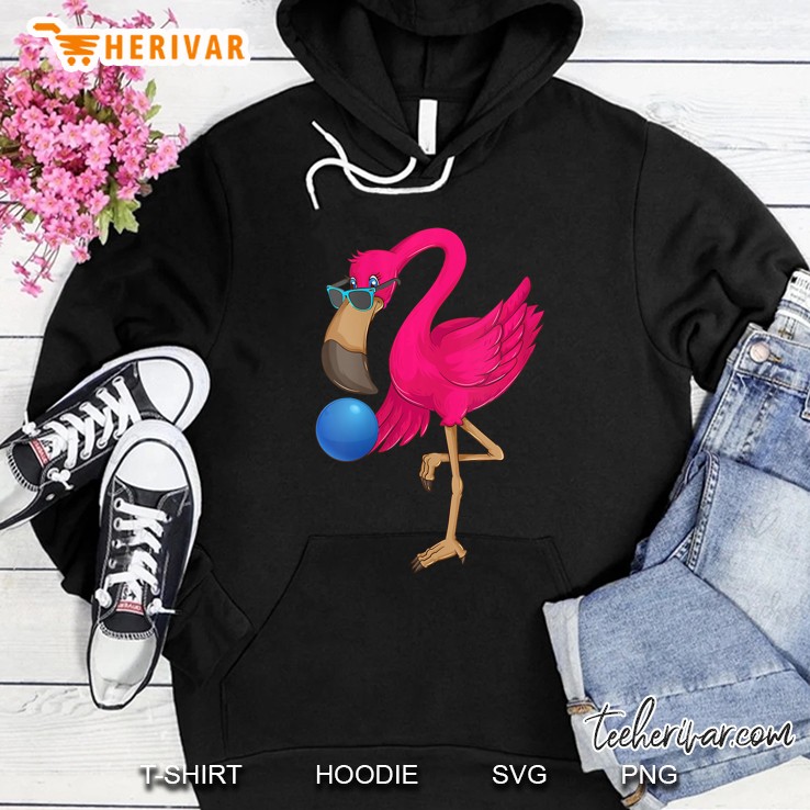 Bowling Flamingo Hoodie