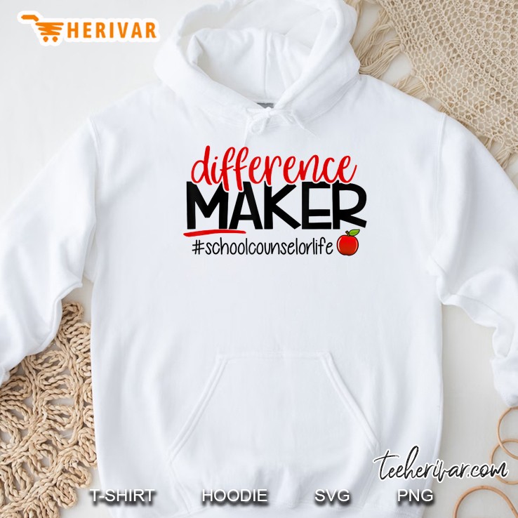 Difference Maker School Counselor Life Hoodie