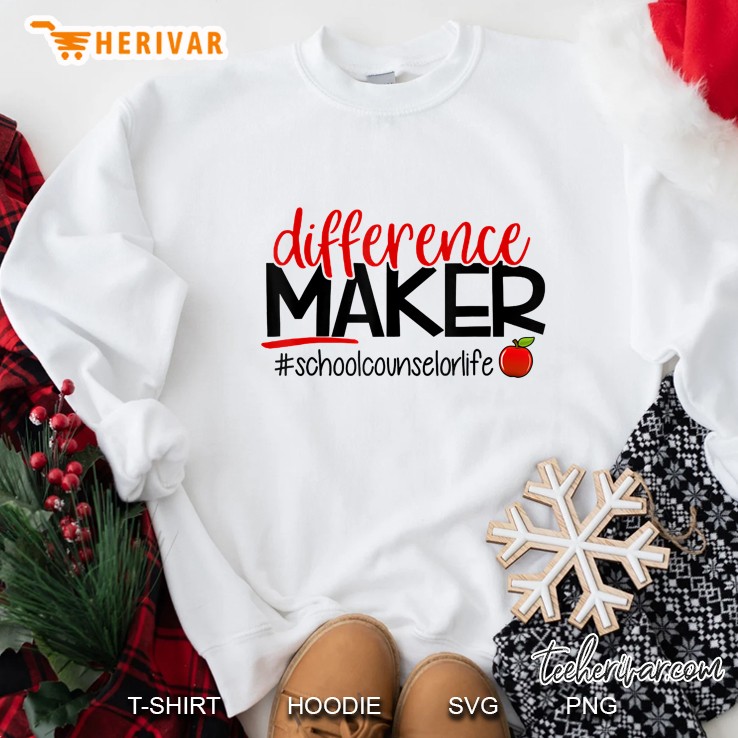 Difference Maker School Counselor Life Sweatshirt