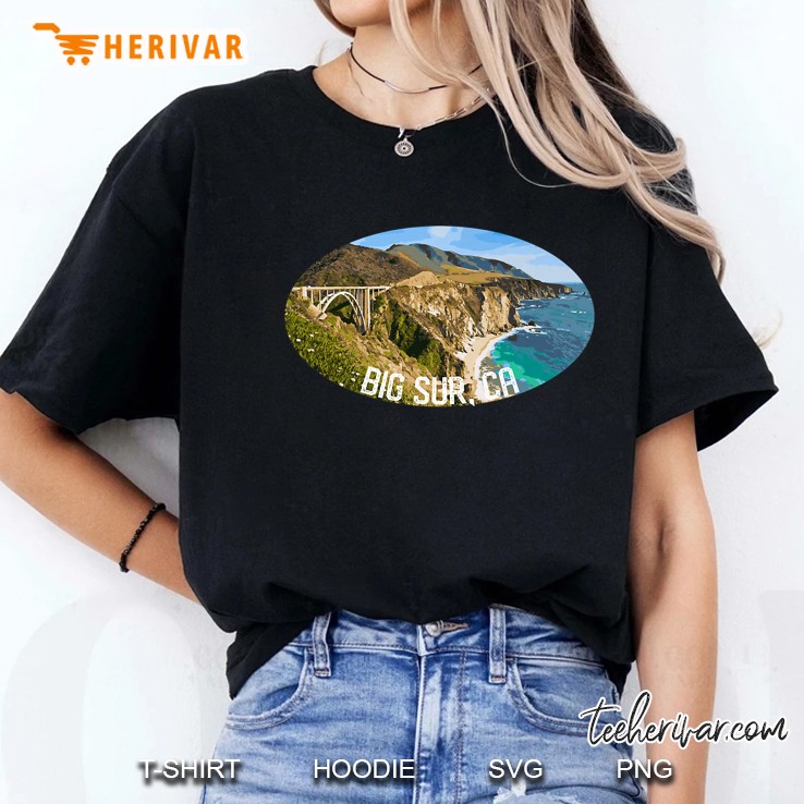 Big Sur California Bixby Bridge Ladies Tee