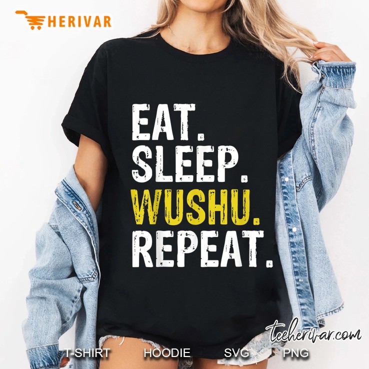 Eat Sleep Wushu Repeat Ladies Tee
