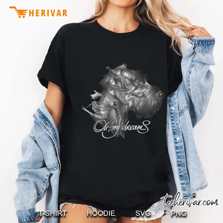 Oh My Dreams Drahthaar Head Version Ladies Tee