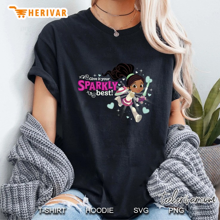 Give It Your Sparkly Best Nella The Princess Knight Version Ladies Tee