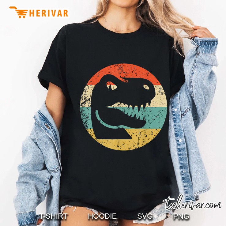 Tyrannosaurus Rex T Rex Retro Style Dinosaur Ladies Tee