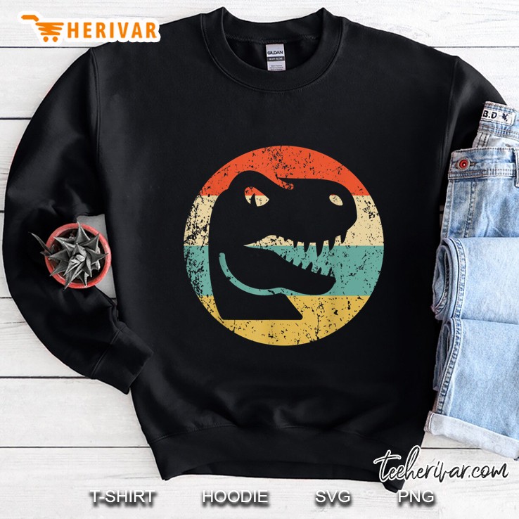 Tyrannosaurus Rex T Rex Retro Style Dinosaur Sweatshirt