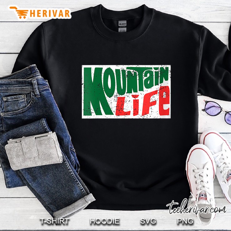 Classic Mountain Life Vintage Hiking Exploring Morning Dew Sweatshirt