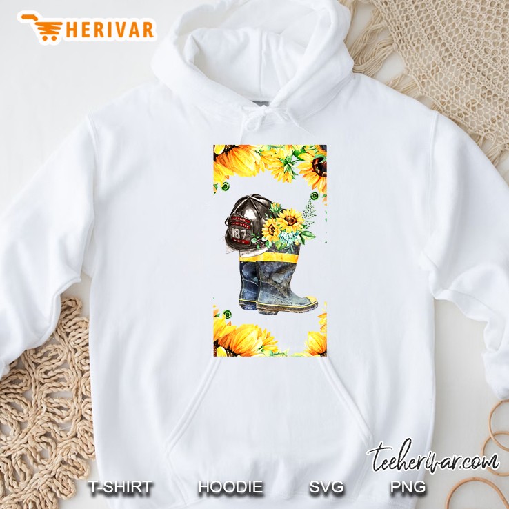 Firefighter Helmet Sunflower Version Hoodie