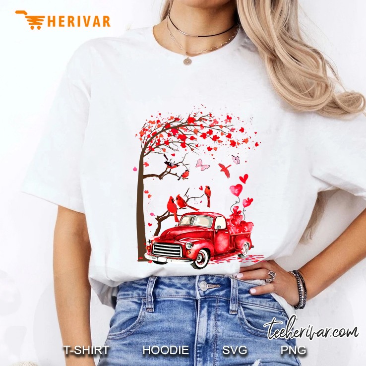 Cardinalis Red Truck Version Ladies Tee