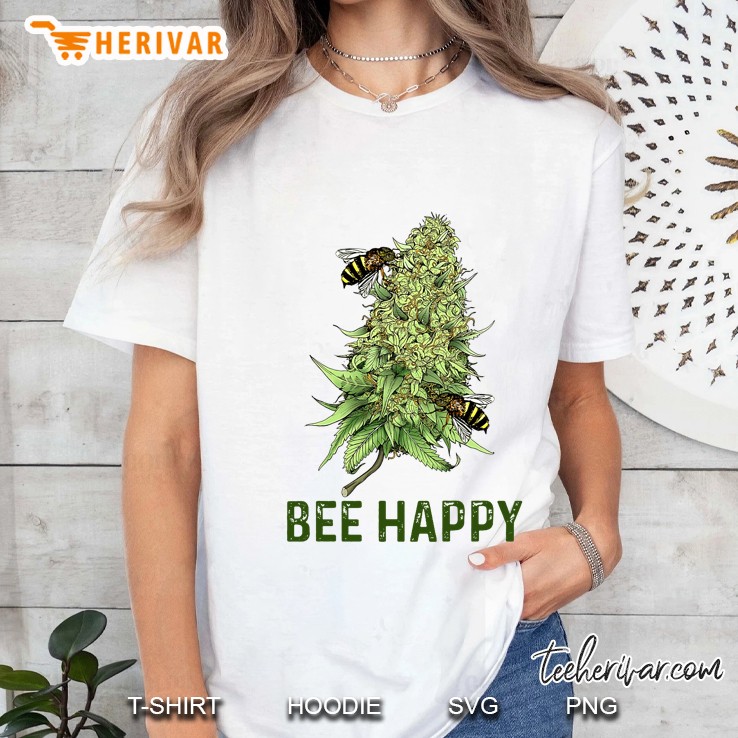 Bee Happy Be Happy Ladies Tee