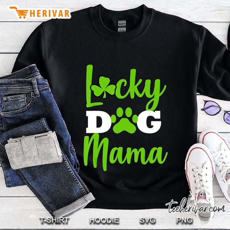 Lucky Dog Mama Shamrock Version Sweatshirt