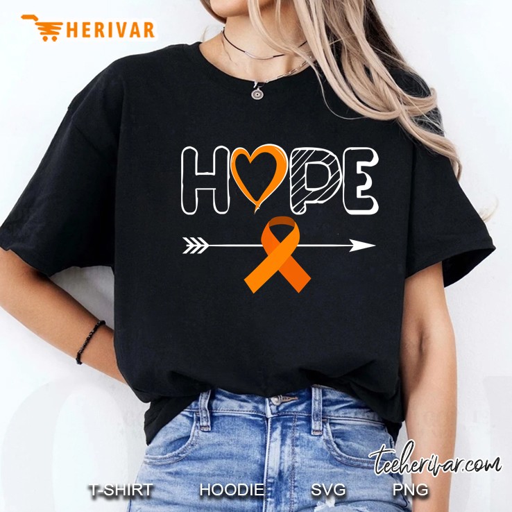 Hope Orange Ribbon Version Ladies Tee
