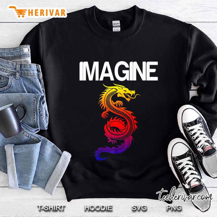 Imagine Colorful Dragon Version Sweatshirt