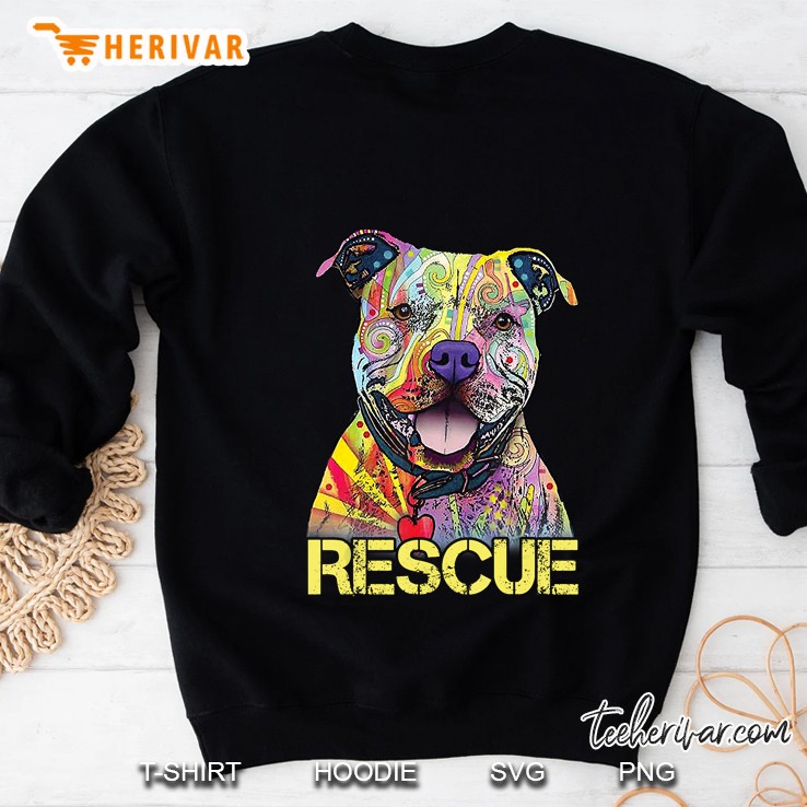 Rescue Colorfull Pitbull Version Sweatshirt