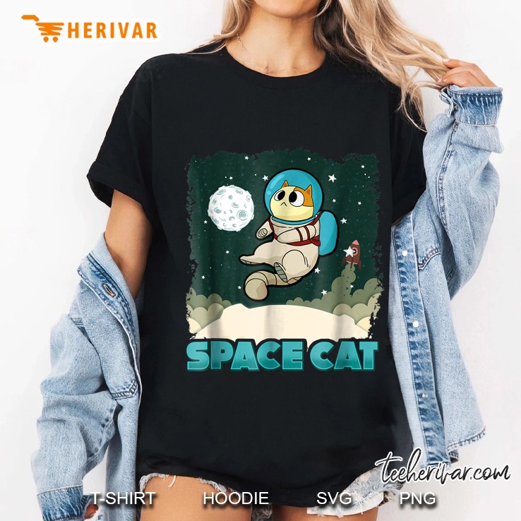 Adorable Space Cat Ladies Tee