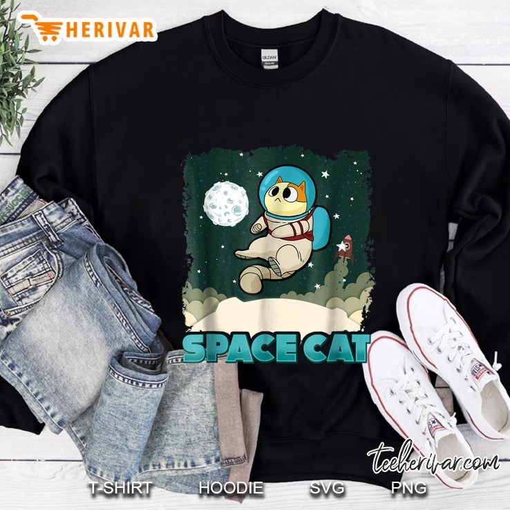 Adorable Space Cat Sweatshirt