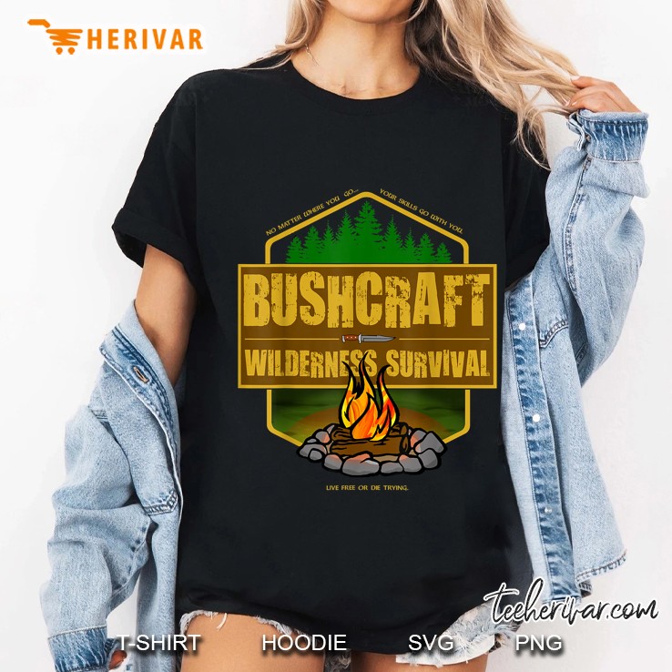 Bushcraft Wilderness Survival Ladies Tee