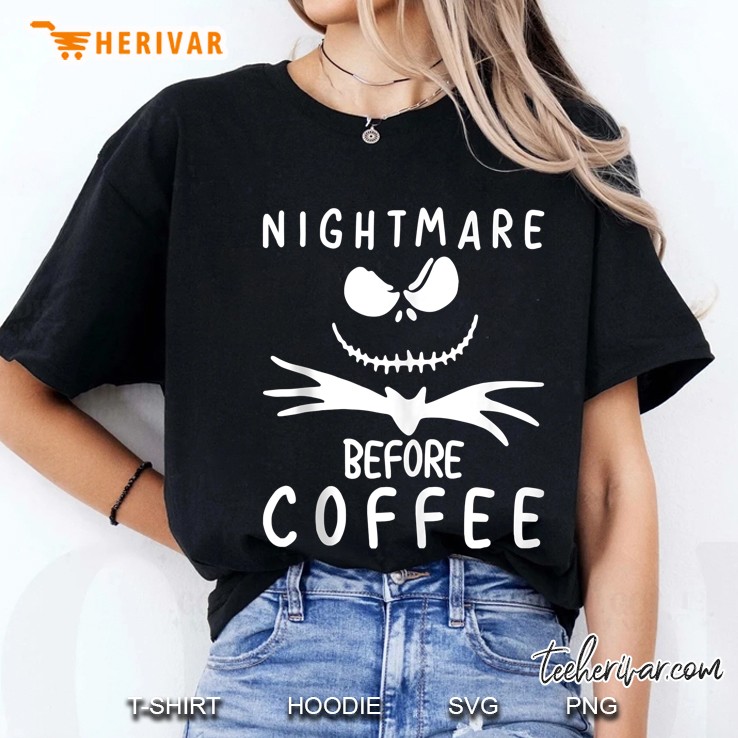 Nightmare Before Coffee Ladies Tee