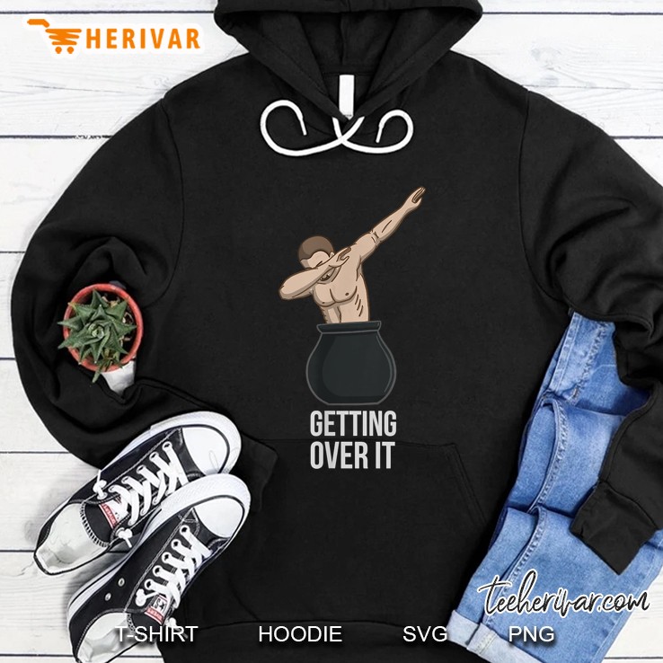 Getting Over It Dabbing Man Version Hoodie