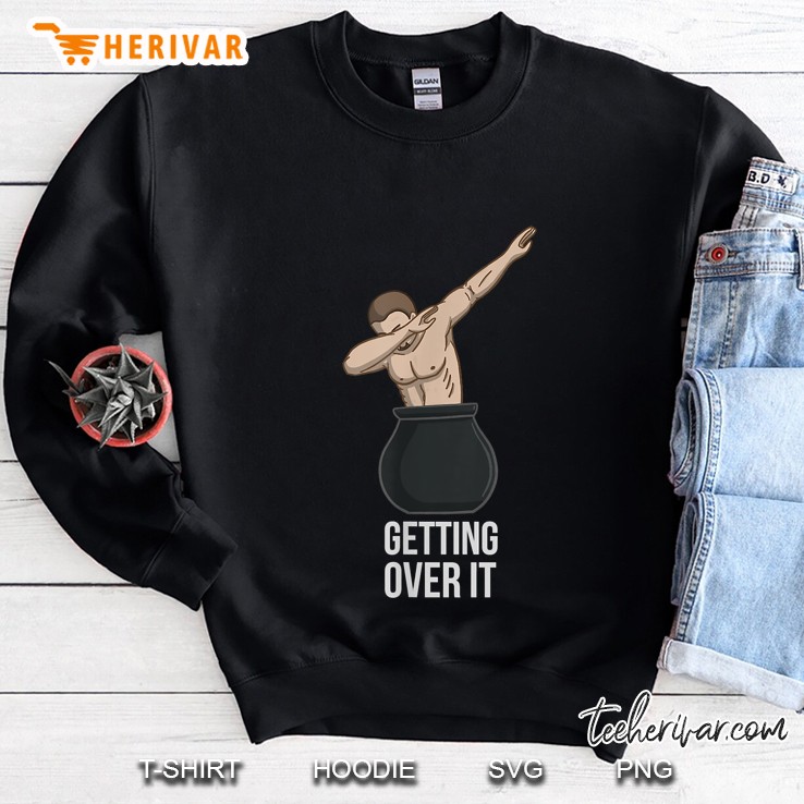 Getting Over It Dabbing Man Version Sweatshirt