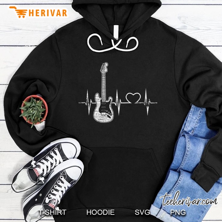 Guitar Heartbeat Hoodie
