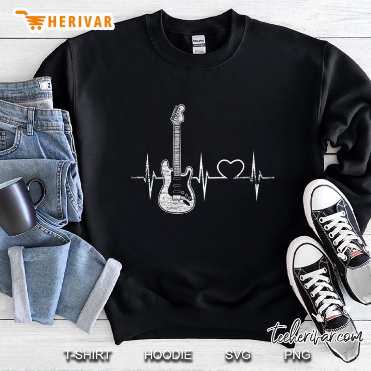 Guitar Heartbeat Sweatshirt