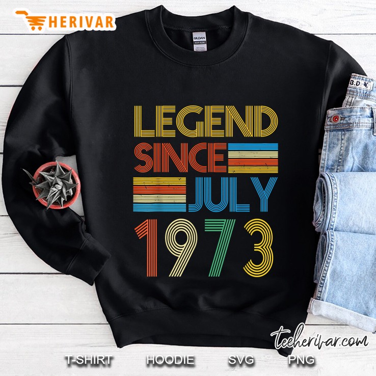 Legend Since July 1973 Vintage Version Sweatshirt