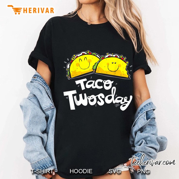 Taco Tuesday Taco Twosday Ladies Tee