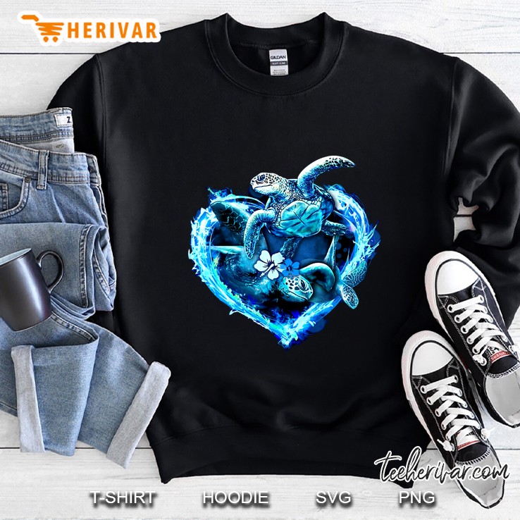 Sea Turtle Heart Version Sweatshirt