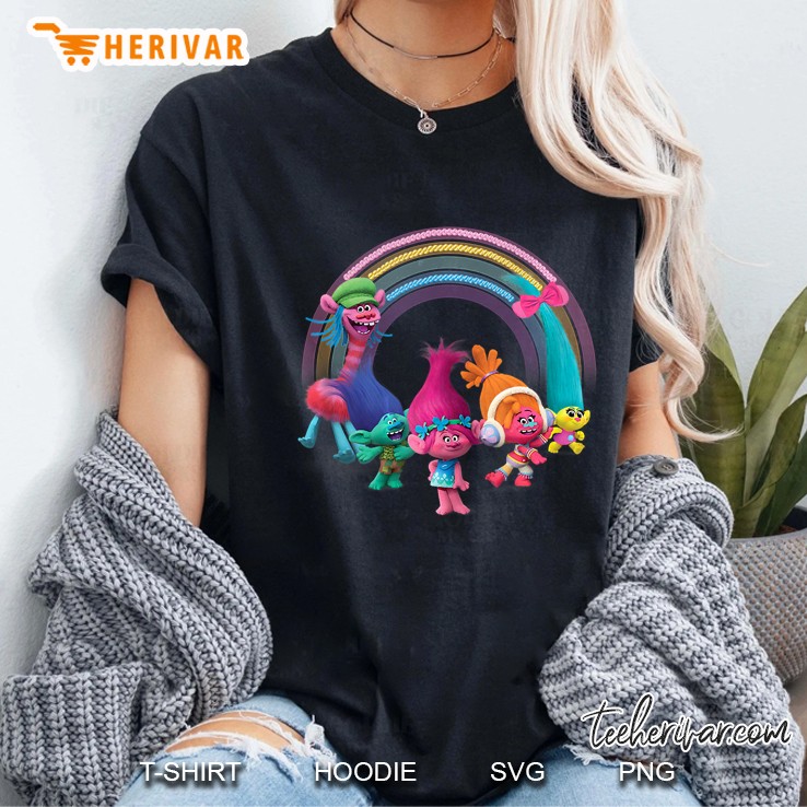 Dreamworks Trolls Rainbow Version Ladies Tee