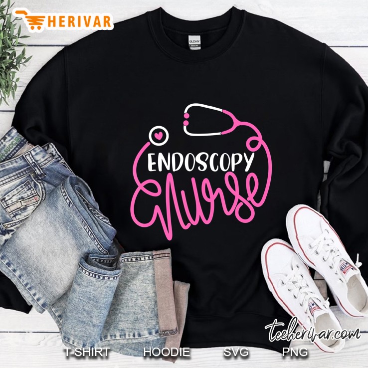 Endoscopy Nurse Pink Stethoscope Version Sweatshirt