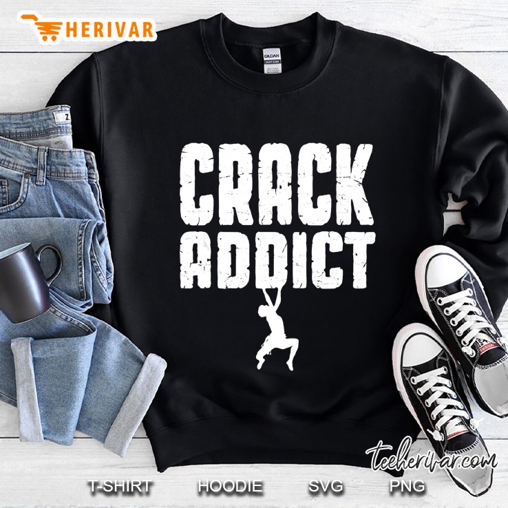 Crack Addict Climber Silhouette Version Sweatshirt