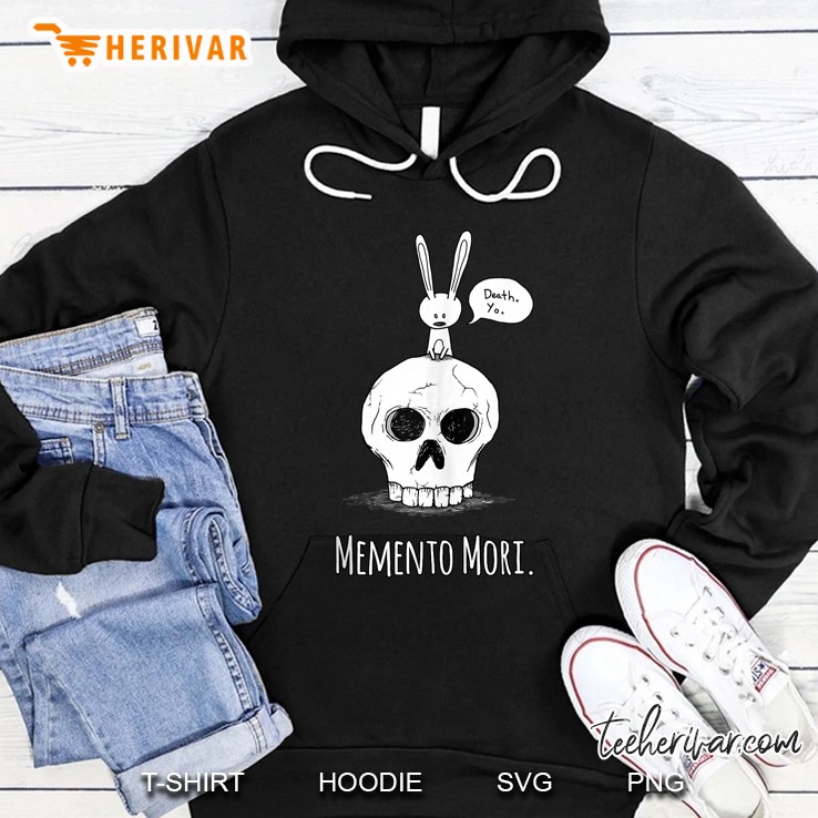 Memento Mori Bunny Ond Skull Version Hoodie