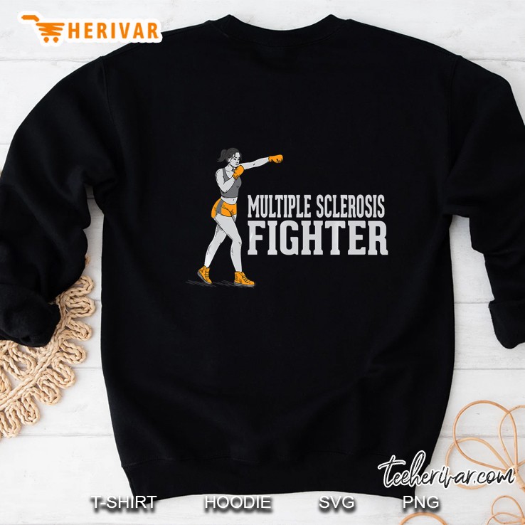 Multiple Sclerosis Fighter Boxing Girl Version Sweatshirt