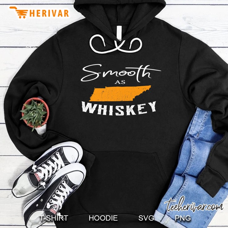 Smooth As Whiskey Tennessee Map Version Hoodie