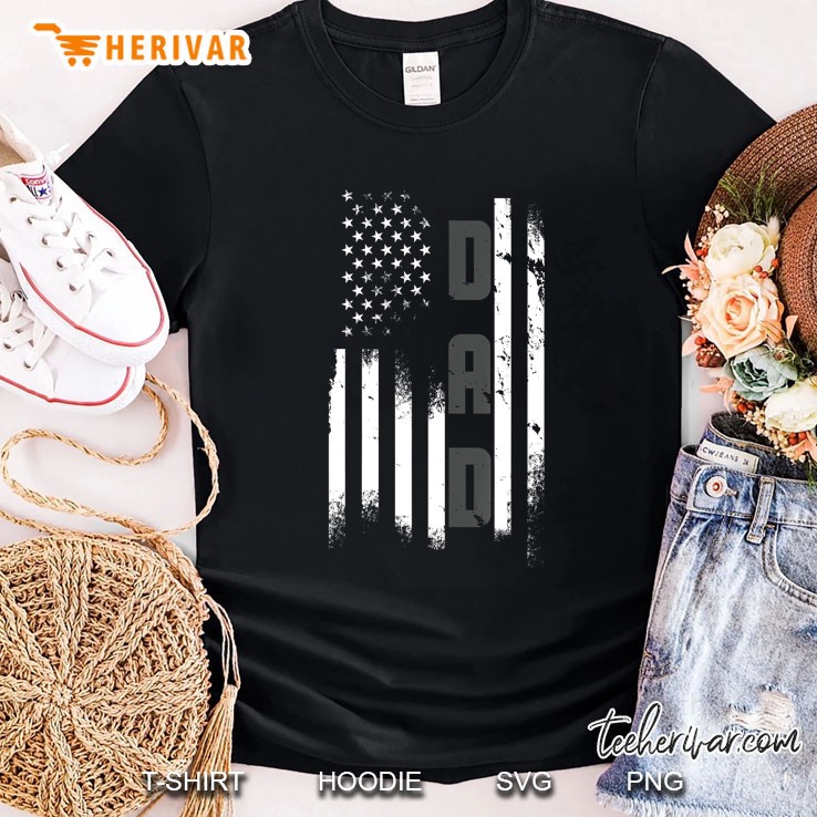 Thin Silver Line Flag Shirt Dad Correctional Officers Gifts Shirt