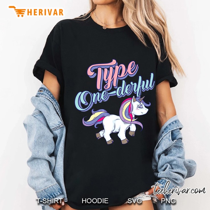 Type One-Derful Unicorn Version Ladies Tee