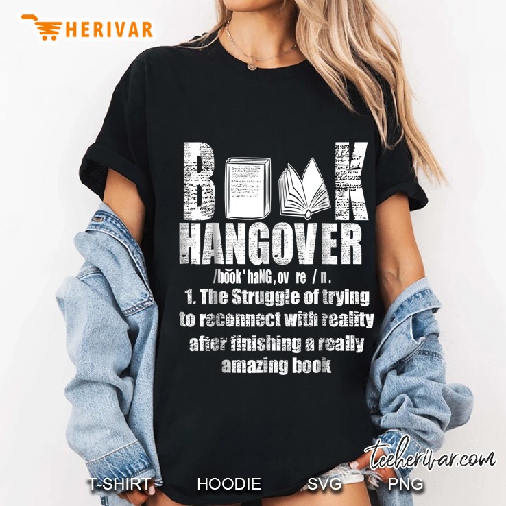 Book Hangover Book Lovers Ladies Tee
