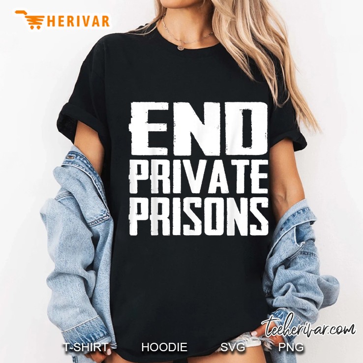 End Private Prisons Ladies Tee