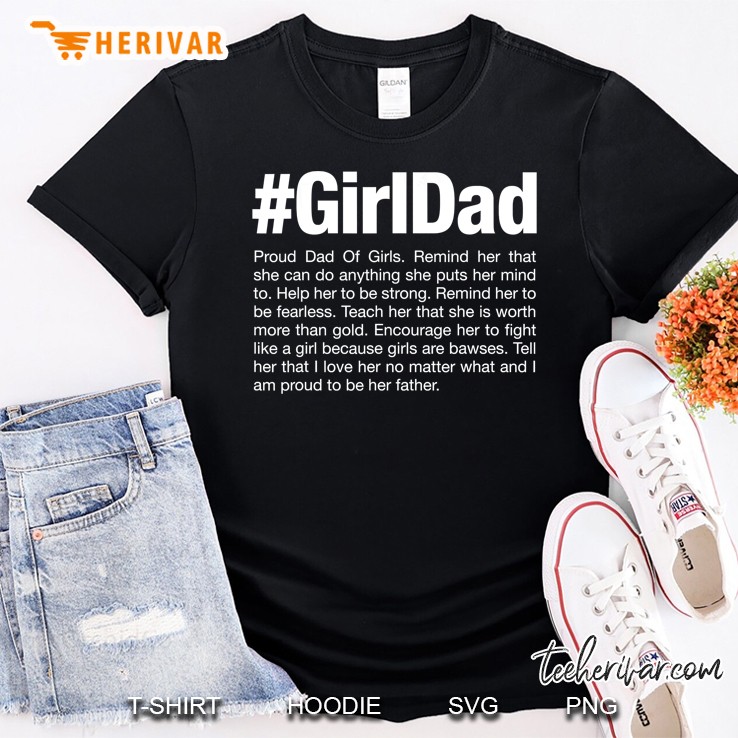 Girl Dad Definition T-Shirt