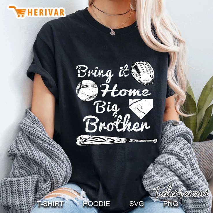 Bring It Home Big Brother Baseball Version Ladies Tee