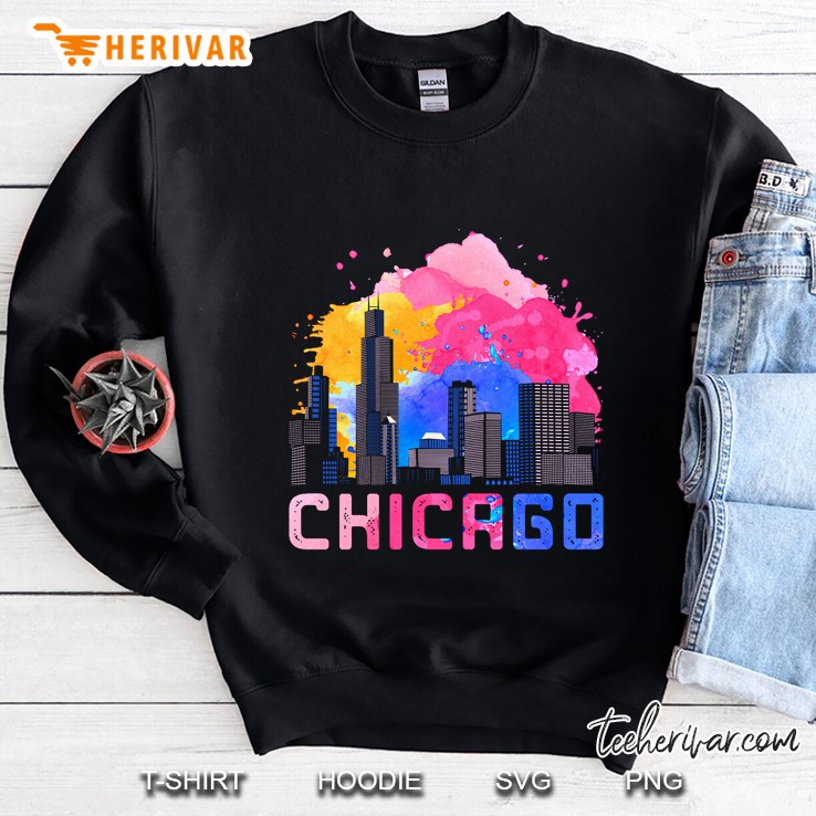 Chicago Skyscape Illinois Sweatshirt
