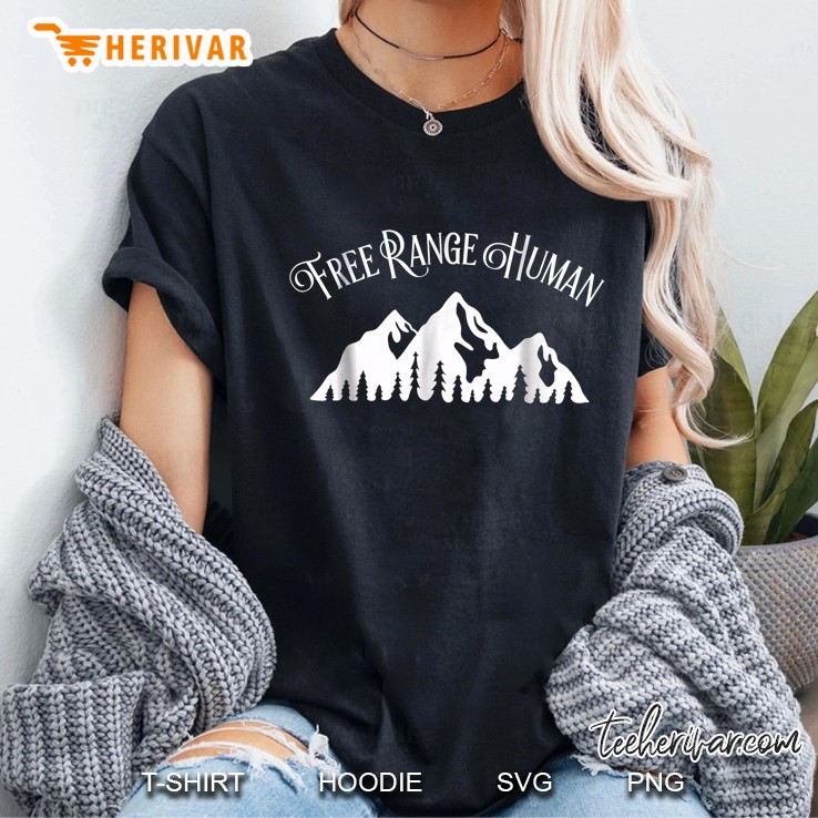 Free Range Human Mountain Ladies Tee