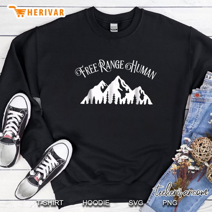 Free Range Human Mountain Sweatshirt